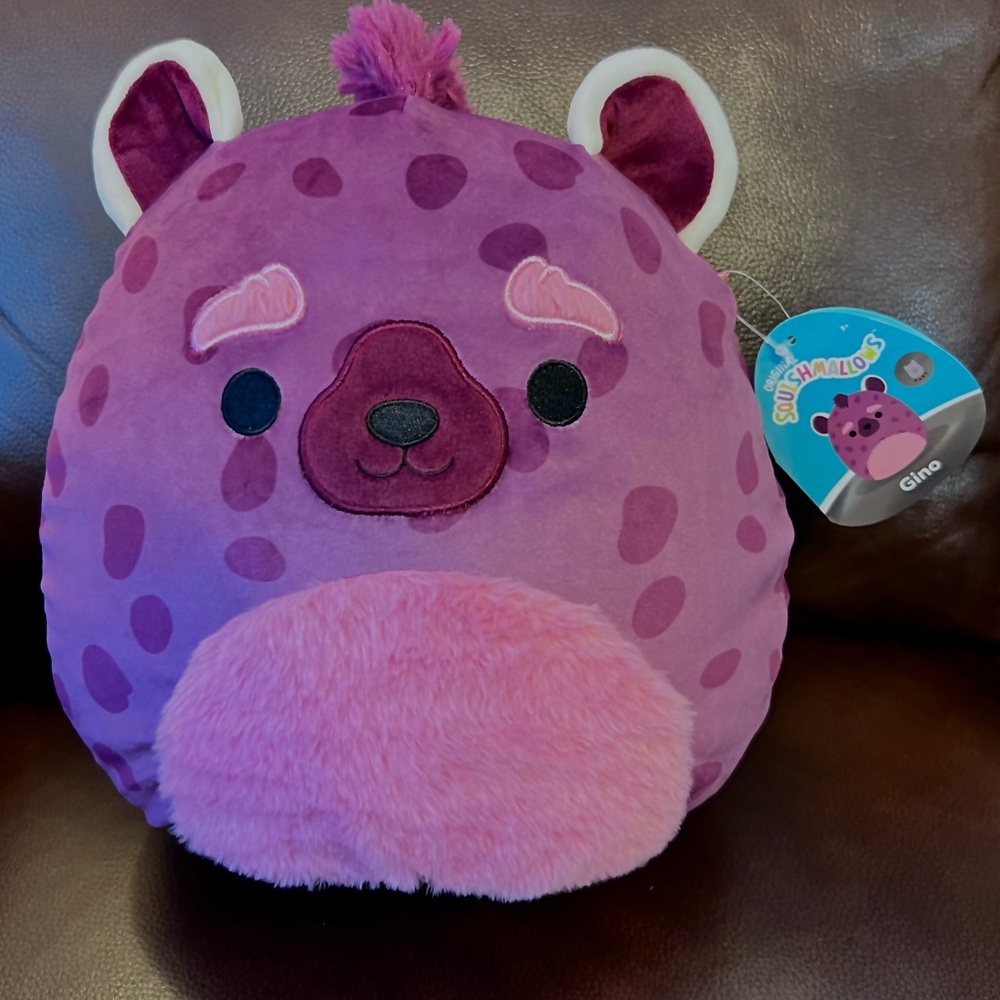NWT - Rare - Gino the Hyena Squishmallows - 11in